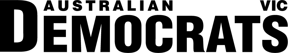 Victorian logo — black — Australian Democrats